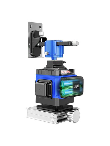 水平儀 12線紅外線水平儀綠光高精度強光細線貼地儀貼墻儀藍光激光平水儀 【CM5489】