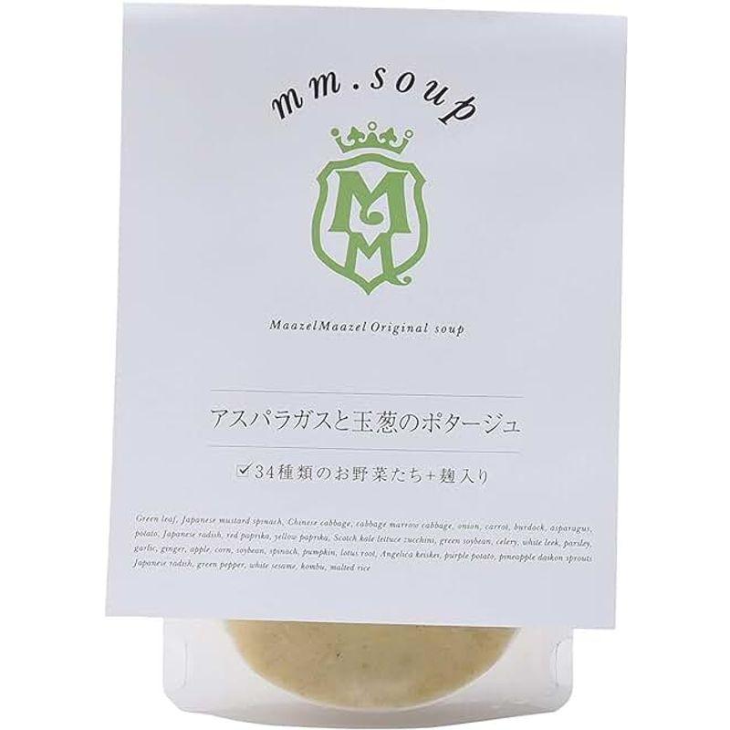 アスパラガスと玉葱のポタージュ 180g×12P 34種類の純国産野菜と伝統発酵食材の米こうじが入った食べるスープスムージー