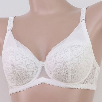 【WACOAL華歌爾】熱銷經典不敗 記形鋼圈系列 D 罩杯內衣(白)-NB4066CR