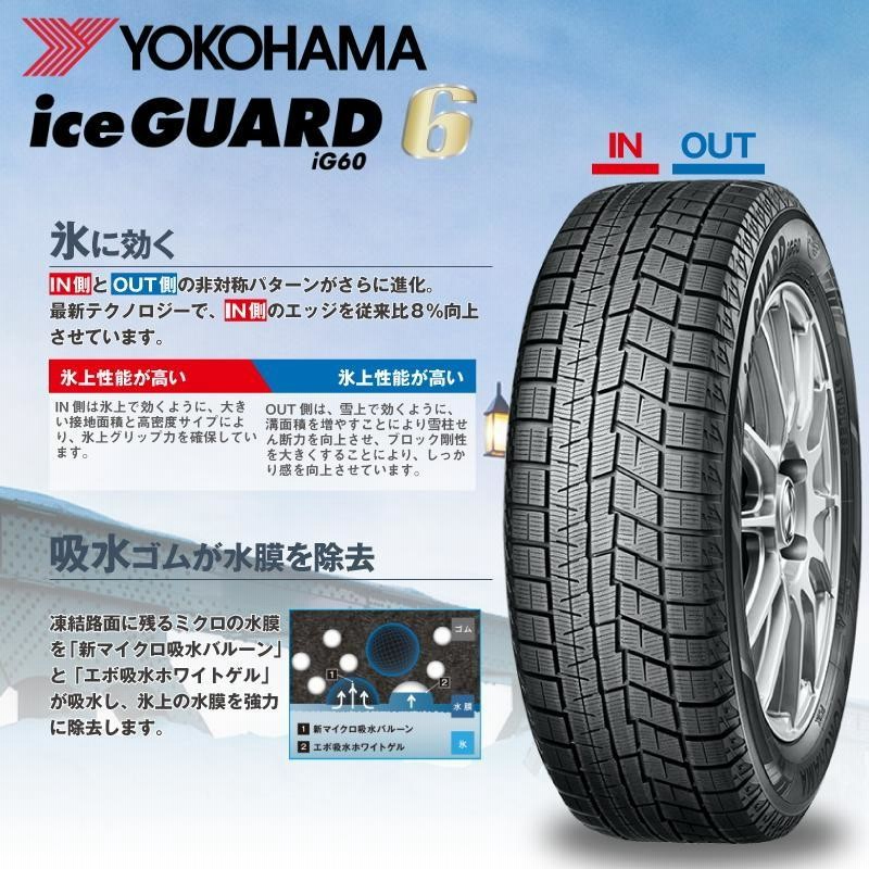 【パワポ】スタッドレスタイヤ ライズ　iceGUARD6 スタッドレスタイヤ ライズ iceGUARD6 【公式通販】