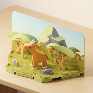 Halftoys Animal 羚羊STEAM教育玩具