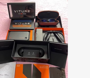 yes99buy電玩  VITURE Pro ONE智慧AR眼鏡電致變色觀影巨屏xr vr眼鏡私人影院vision pro平替支持iPhone16