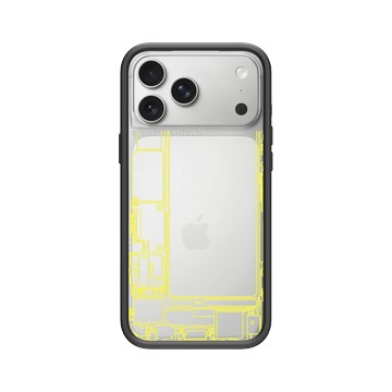 iPhone 17 Pro Max Mod NX -邊框背蓋組合 (相機按鈕) 黑 - JOCR - Inside an iPhone - Yellow