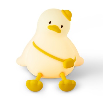 aibo 療癒系 郊遊鴨 充電拍拍小夜燈(三段光/定時)