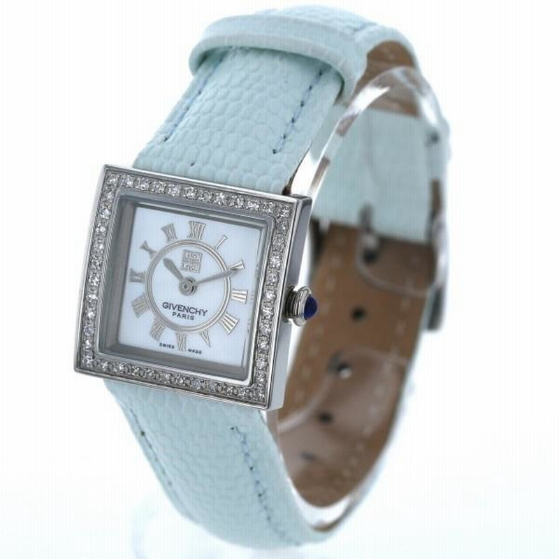 ジバンシー GIVENCHY ベゼルダイヤ シェル 1558962 クオーツ