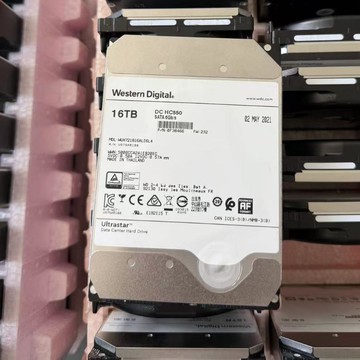 【公司貨優質服務】WD/西部數據 HC550 16T SATA企業級服務器硬盤3.5寸監控臺式機