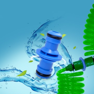 水管修復雙通連結相接頭/diy/延長接頭/轉接頭/園藝/洗車/澆花/灑水/水管接頭