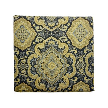 J&N 富貴緹花立體坐墊 Set 2 5公分 100%聚酯纖維  55 x 55cm  藍色