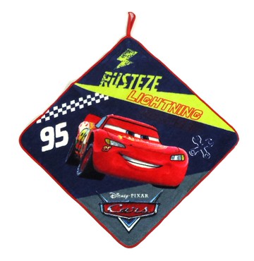 【震撼精品百貨】汽車總動員_Cars~日本Disney迪士尼 閃電麥坤可掛式方巾 毛巾*78535