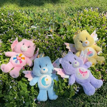 CARE BEARS 彩虹熊 30cm 限量版 天使 生日 代購