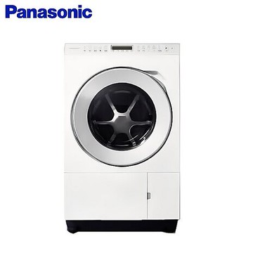 Panasonic 國際牌 日製12/6kg頂級旗艦熱泵式滾筒洗烘衣機(左開式) NA-LX128EL 含基
