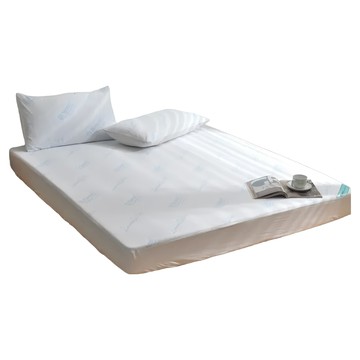 LoveCity 寢城之戀 專業級100%防水床包式保潔墊 頂級TENCEL天絲針織 台灣製  雙人