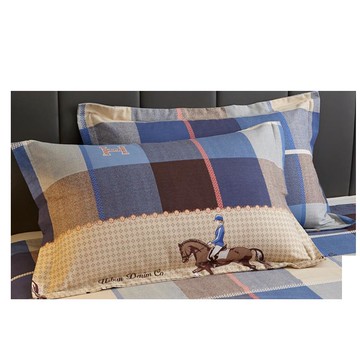 南極人全棉磨毛枕套一對裝100%純棉單人學生加厚48*74cm枕頭套