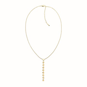 Calvin Klein 凱文克萊 CK Geometric 立體方形雕塑項鍊-金(35000840)