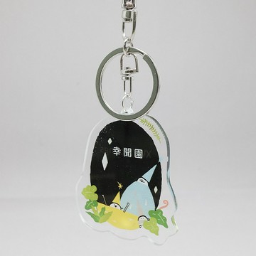 山洞小精靈-壓克力鑰匙圈(可姓名客製化)