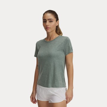 UA 女 Launch Camo短袖T-Shirt-熱銷商品