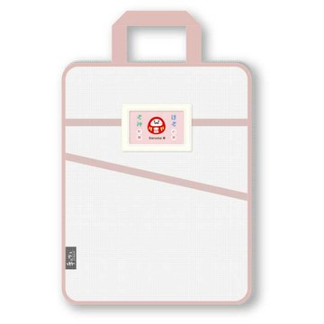 手作A4紗網直式L型科目分類袋