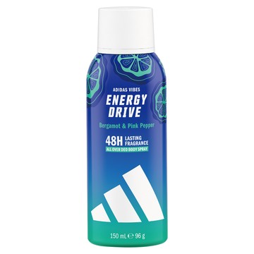 adidas 愛迪達 率性氛圍香體噴霧 能量驅動  1個  150ml