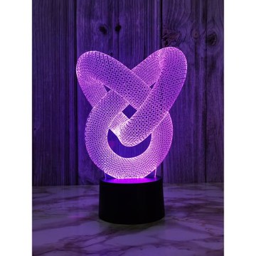 浪漫氛圍燈七彩變色小夜燈臥室床頭臺燈酒吧餐廳桌面裝飾燈禮品燈