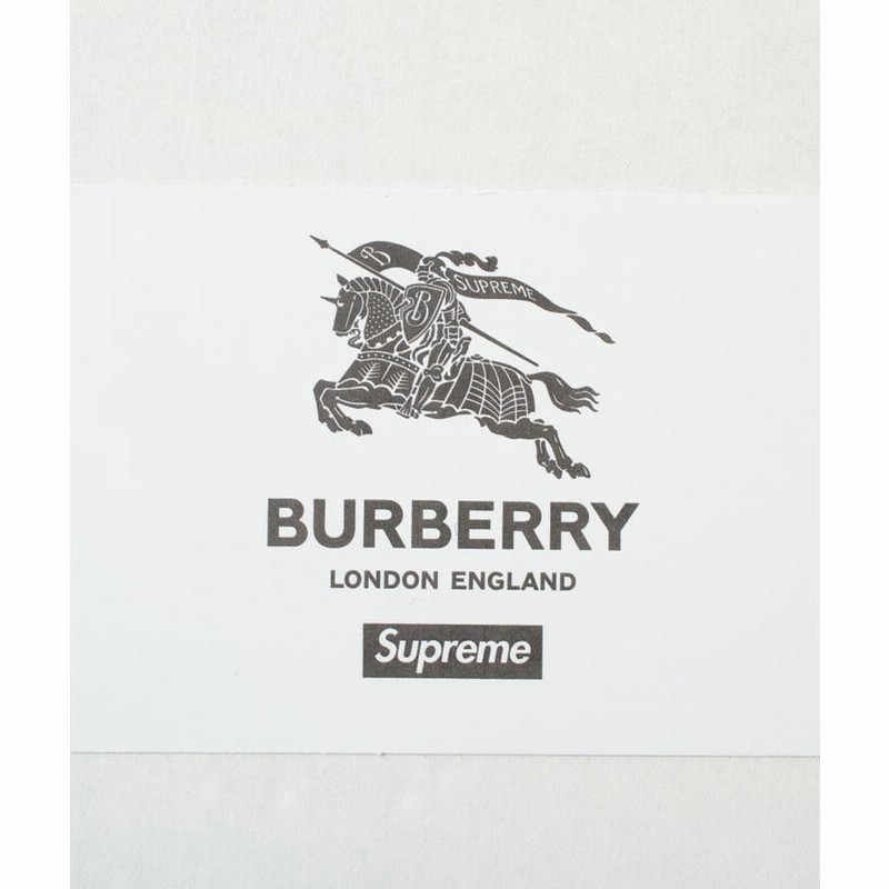 Supreme Burberry Box Logo Sticker シュプリーム バーバリー ボックス ...