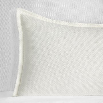 Sferra Rombo Cotton Diamond Matelasse, Standard Sham