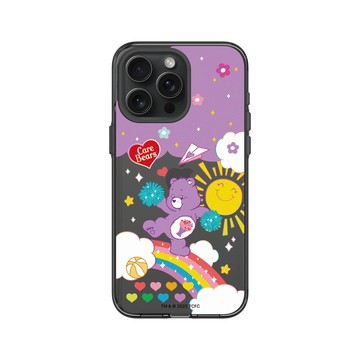 iPhone 15 Pro Max Clear 酷墨灰 - Care Bears - 跳舞小熊