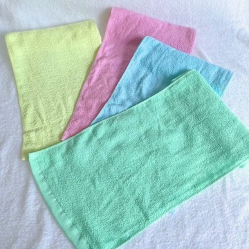 【雲林虎尾製造&滿10件更優惠】100%純棉素色長毛巾 單股紗薄款 28*110公分   純棉運動毛巾 素色運動毛巾