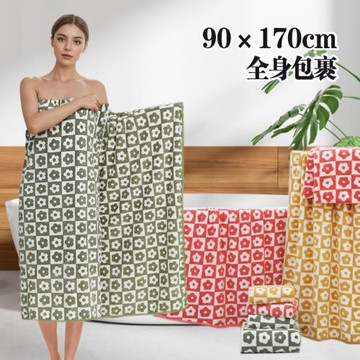 廠家批發梅花珊瑚絨浴巾成人家用情侶款吸水不掉毛90×170大尺寸