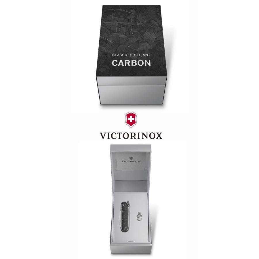 ビクトリノックス カーボン クラシックブリリアント ナイフ VICTORINOX 万能ナイフ 十徳ナイフ 小型 マルチツール 折りたたみ 0.6221.90 OTTD