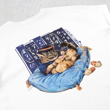 Washoku vs. HK Gourmet - Omakase 中性 T恤 - 白色