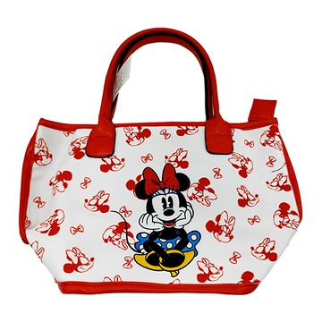 收納王妃 迪士尼手提袋 附長背帶  22.5 x 21.5 x 14cm  米妮  1個