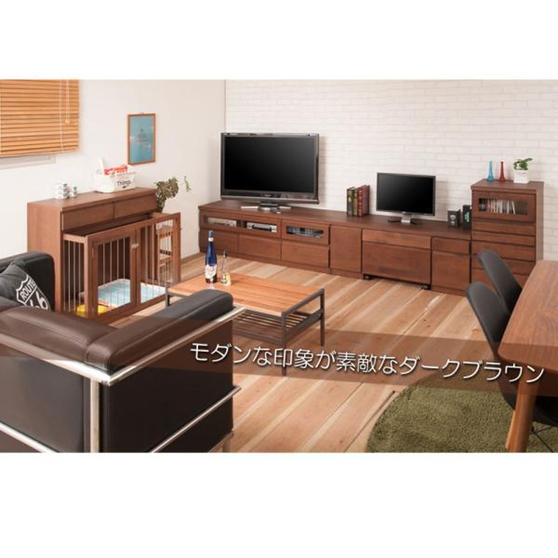 完成品 日本製 回転盤付テレビ台 フラップ扉 幅101×奥行45×高さ48cm L