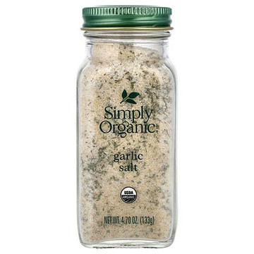 Simply Organic, 蒜鹽，4.7盎司（133克）