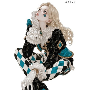 【6 月新品】07-133-0295 人物貼紙 馬戲團風格