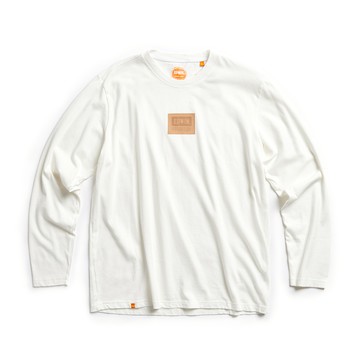 EDWIN｜男裝｜PLUS仿皮牌LOGO薄長袖T恤