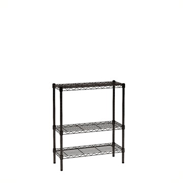 【客尊屋】粗管/小資型 30X76X90Hcm 黑武士三層架