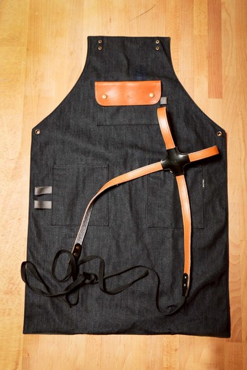 全身式工作圍裙 /棕色肩掛式/門市保固