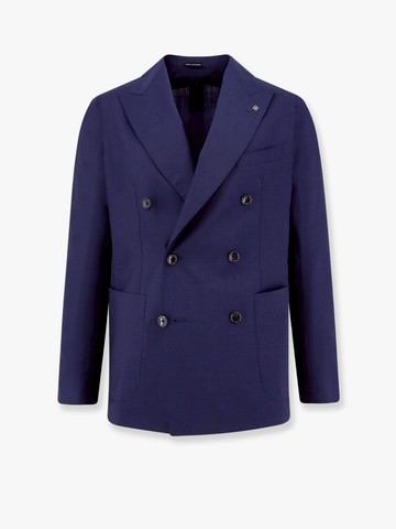Extrafine virgin wool double-breasted blazer - TAGLIATORE - gender_Man