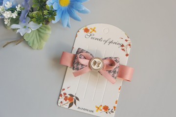 F1-自動夾彈簧夾(L&M)- 公主夾髮夾瀏海夾側夾/馬尾夾