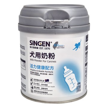SINGEN 信元發育寶 CP6 犬用奶粉  活力健康配方  新西蘭純淨乳源  200g  1罐