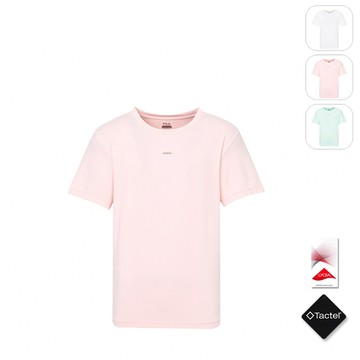 【FILA】男性 短袖 萊卡彈性圓領T恤-粉色 1TEZ-1601-PK