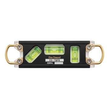 Ebisu DiAMONd Pro-Mini系列 雙掛勾強磁性水平尺 3泡式  1個