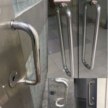 門把 把手 玻璃門把手 單彎把手 雙彎把手 二折把手 不鏽鋼把手 白鐵把手 《昇瑋五金》