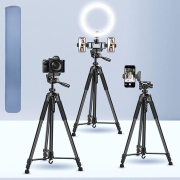 【台灣公司 可打統編】YUELO手機支架直播三腳架網紅主播視頻帶貨短視頻拍攝美顏補光燈 m8202