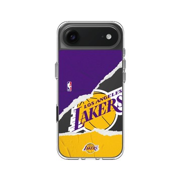 iPhone Air Clear Case（相機按鈕） 透明 - NBA - 熱血系列-洛杉磯湖人 L.A. Lakers - Sweat and tears