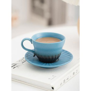 遙山北歐陶瓷咖啡杯碟高顏值下午茶意式濃縮咖啡杯高檔精致馬克杯