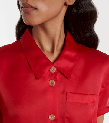 Khaite Keefe silk organza shirt