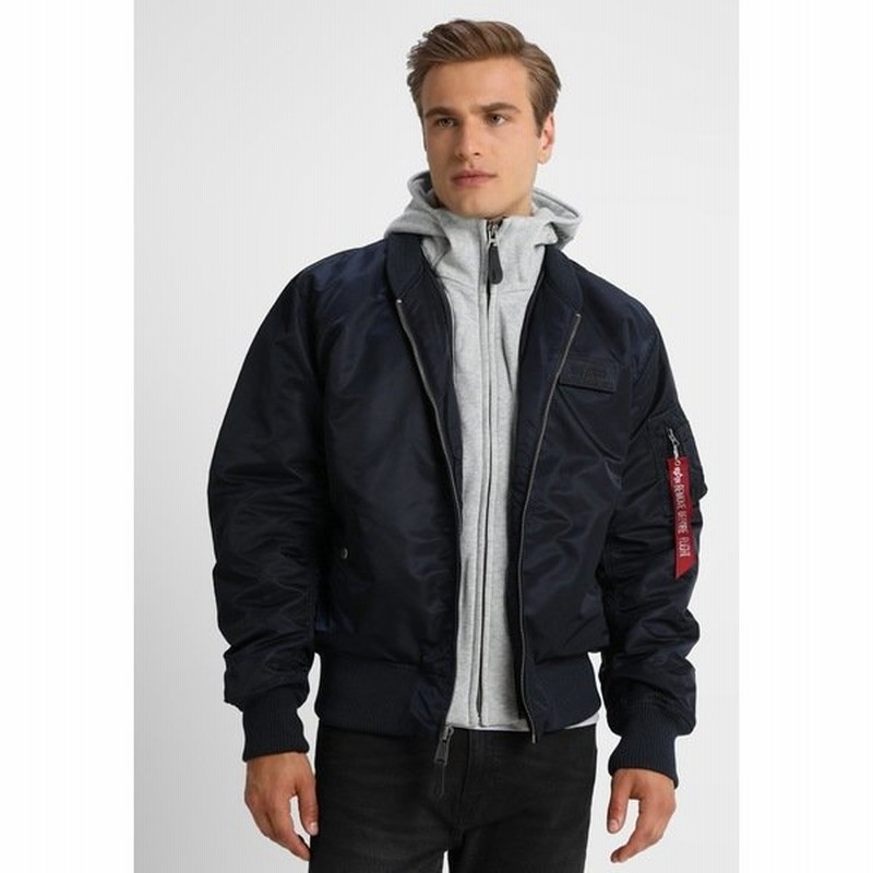 Alpha アルファインダストリーズ ジャケット ブルゾン メンズ アウター Bomber Jacket Rep Blue 通販 Lineポイント最大get Lineショッピング