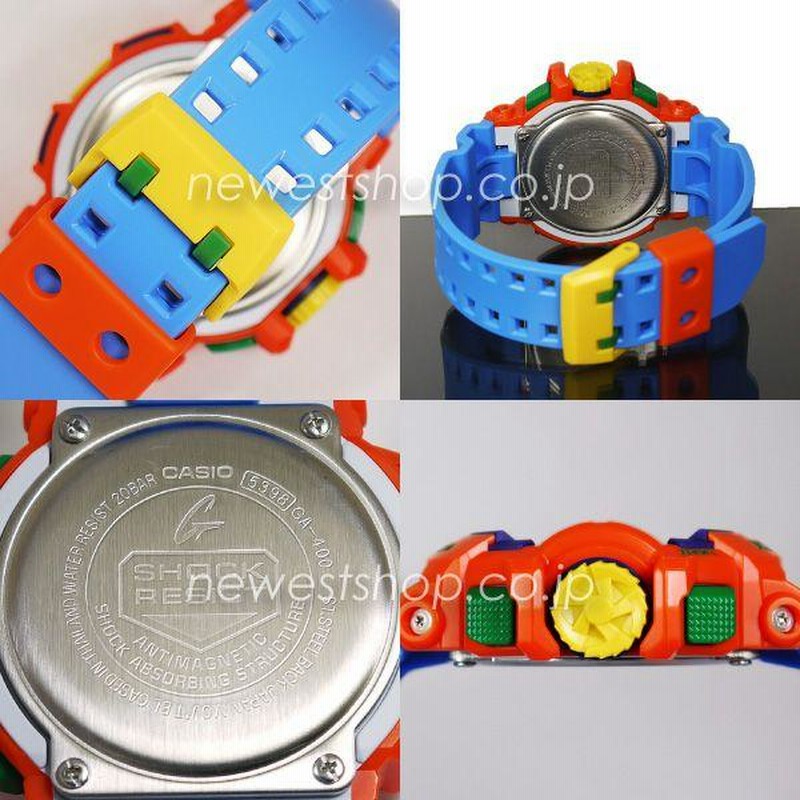 5/24ごろ入荷予定！CASIO カシオ G-SHOCK G-ショック Hyper Colors ハイパーカラーズ GA-400-4A イエロー×ブルー ×グリーン×オレンジ 海外モデル 腕時計 | LINEショッピング