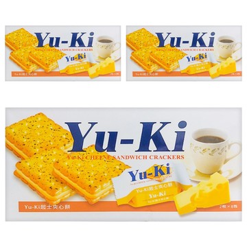 Yu-Ki 起士夾心餅 8入  150g  3盒